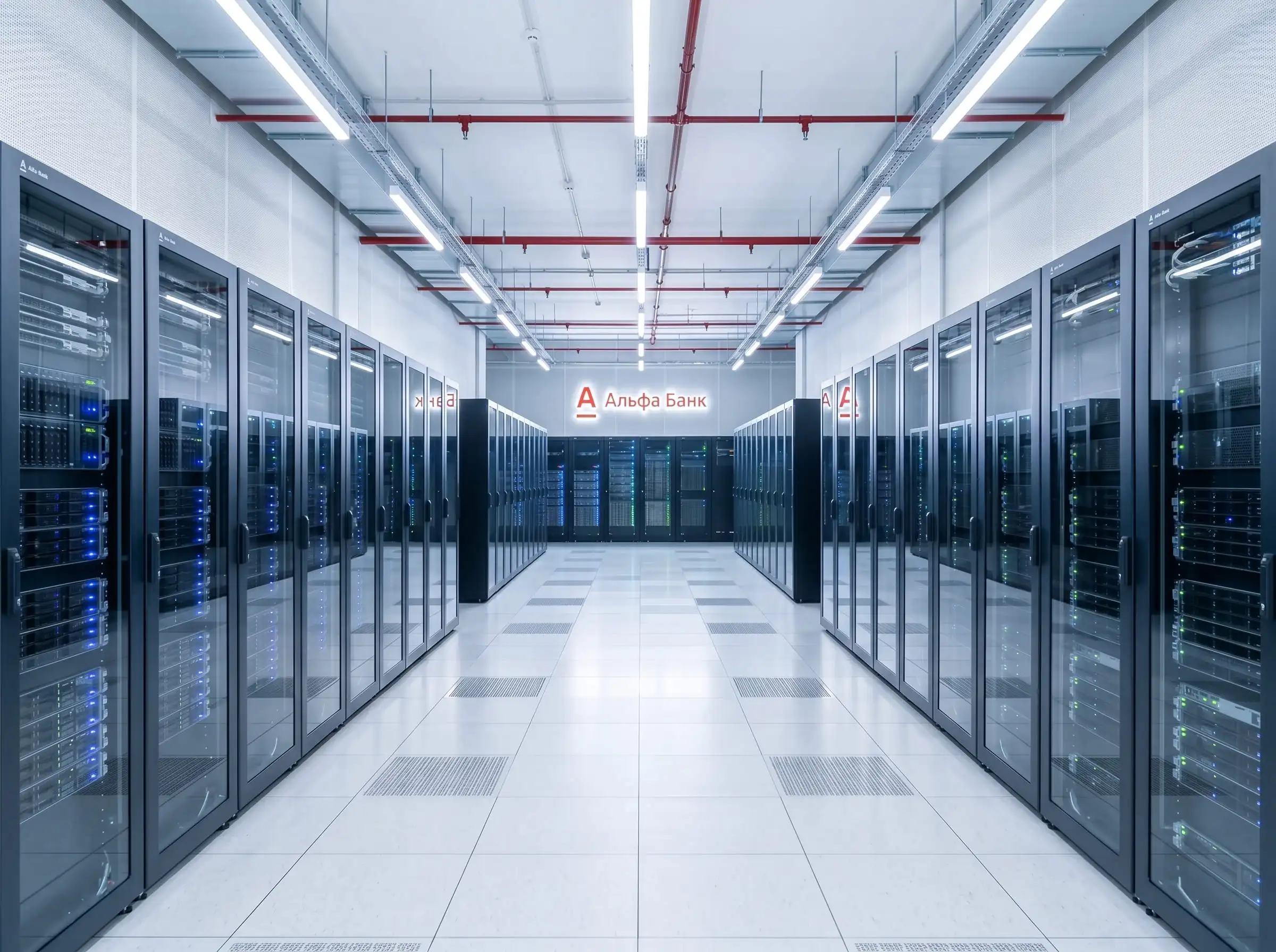 Помещение серверной Альфа-Банка