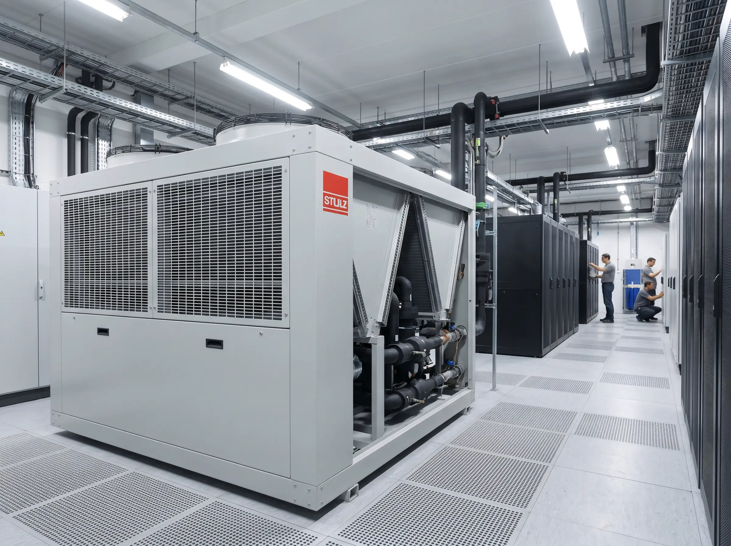 Чиллер Stulz для ЦОД в техническом помещении МГУ