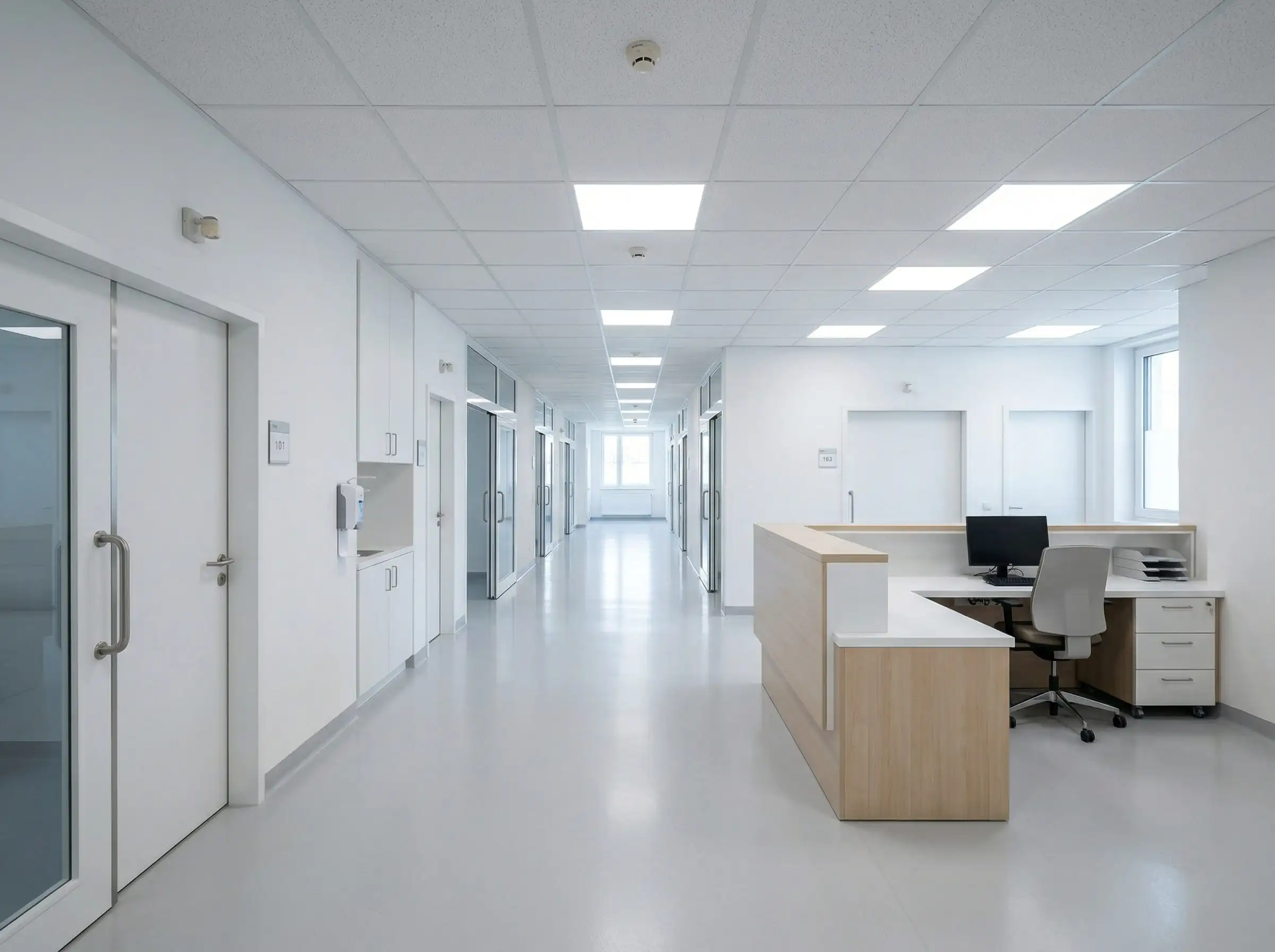 Чистое помещение медицинского центра