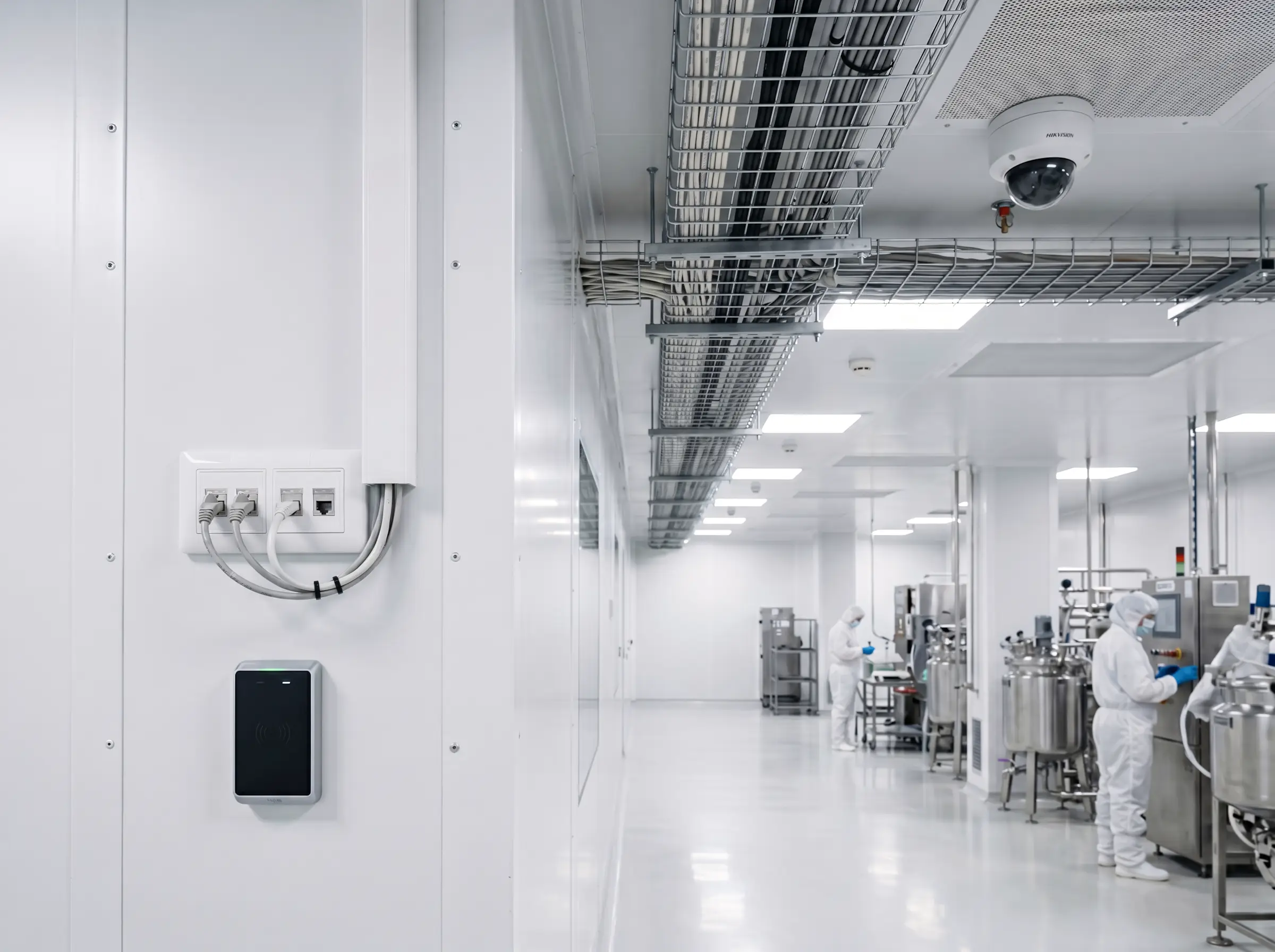 Помещение фармацевтической компании, структурированные кабельные системы