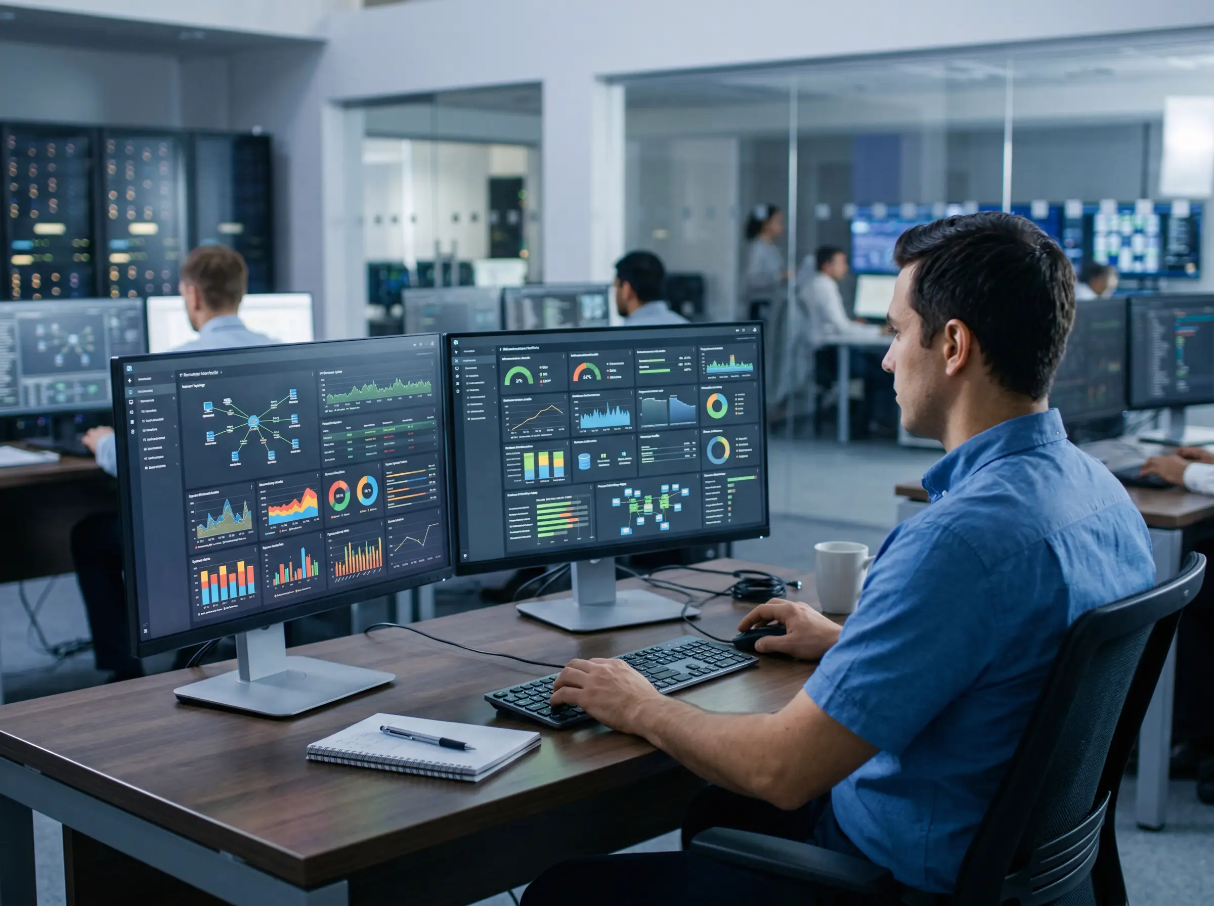 Система мониторинга ИТ-инфраструктуры на базе Zabbix Специалист отслеживает состояние ИТ-инфраструктуры в системе мониторинга