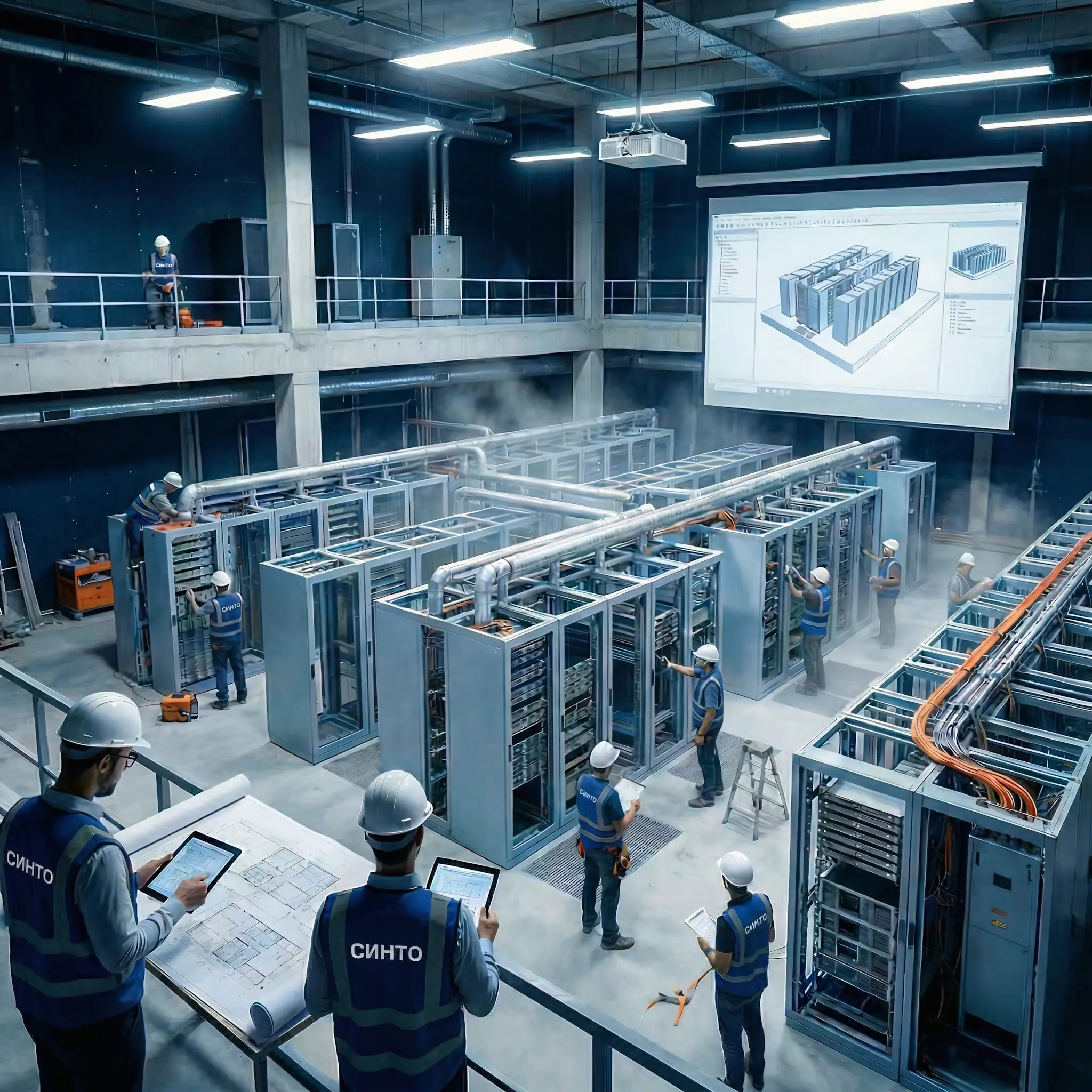 Проектирование и строительство серверных ЦОД СИНТО