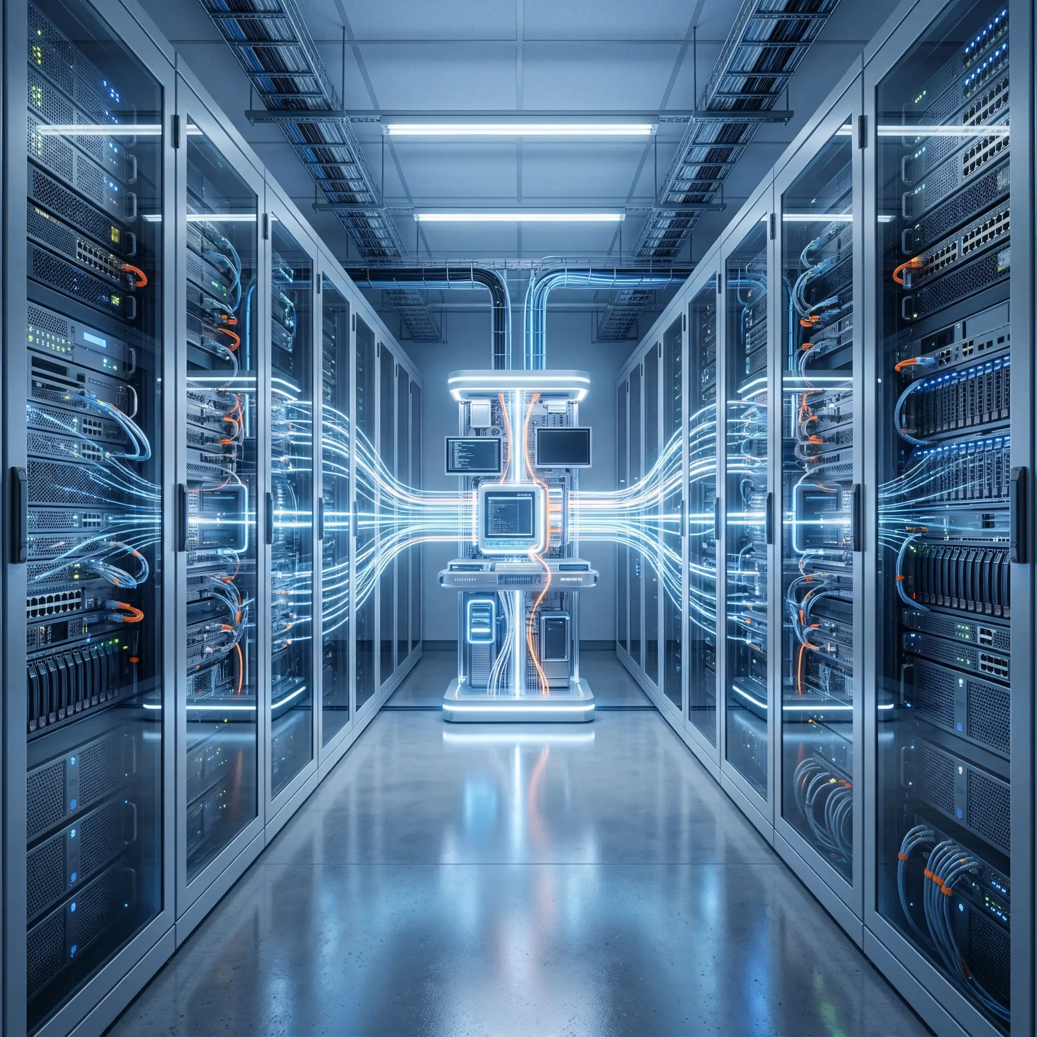 ИТ инфраструктура СИНТО вид на серврерную