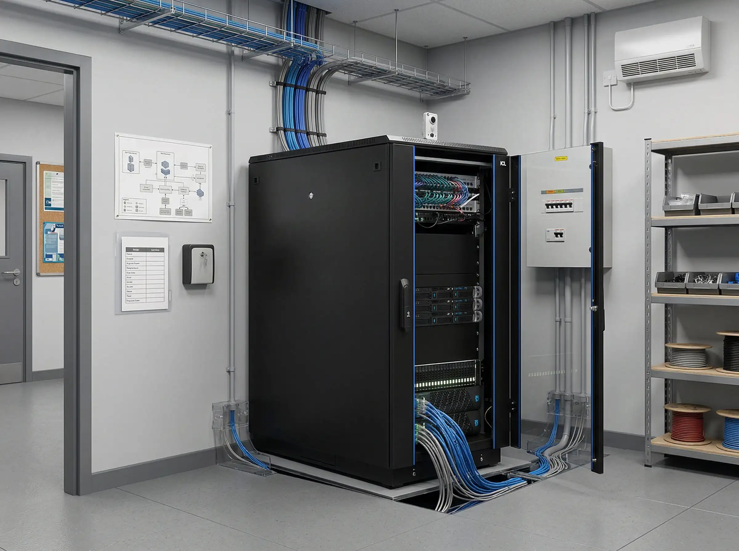 Микро-ЦОД ICL mDC RAY в помещении