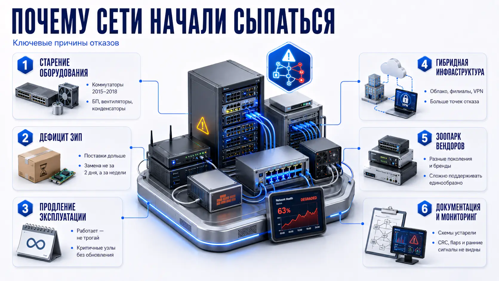 3д изометрия - причины почему сети начали сыпаться