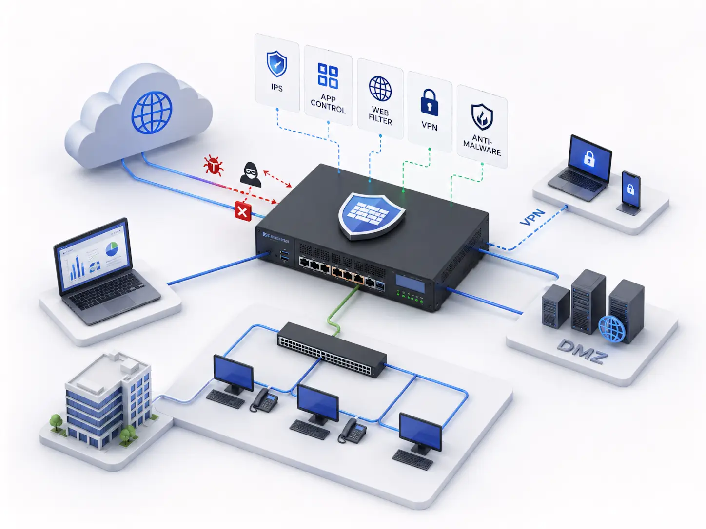 Как выбрать межсетевой экран для компании: UTM, NGFW и расчет производительности Как выбрать межсетевой экран для компании: UTM, NGFW и расчет производительности