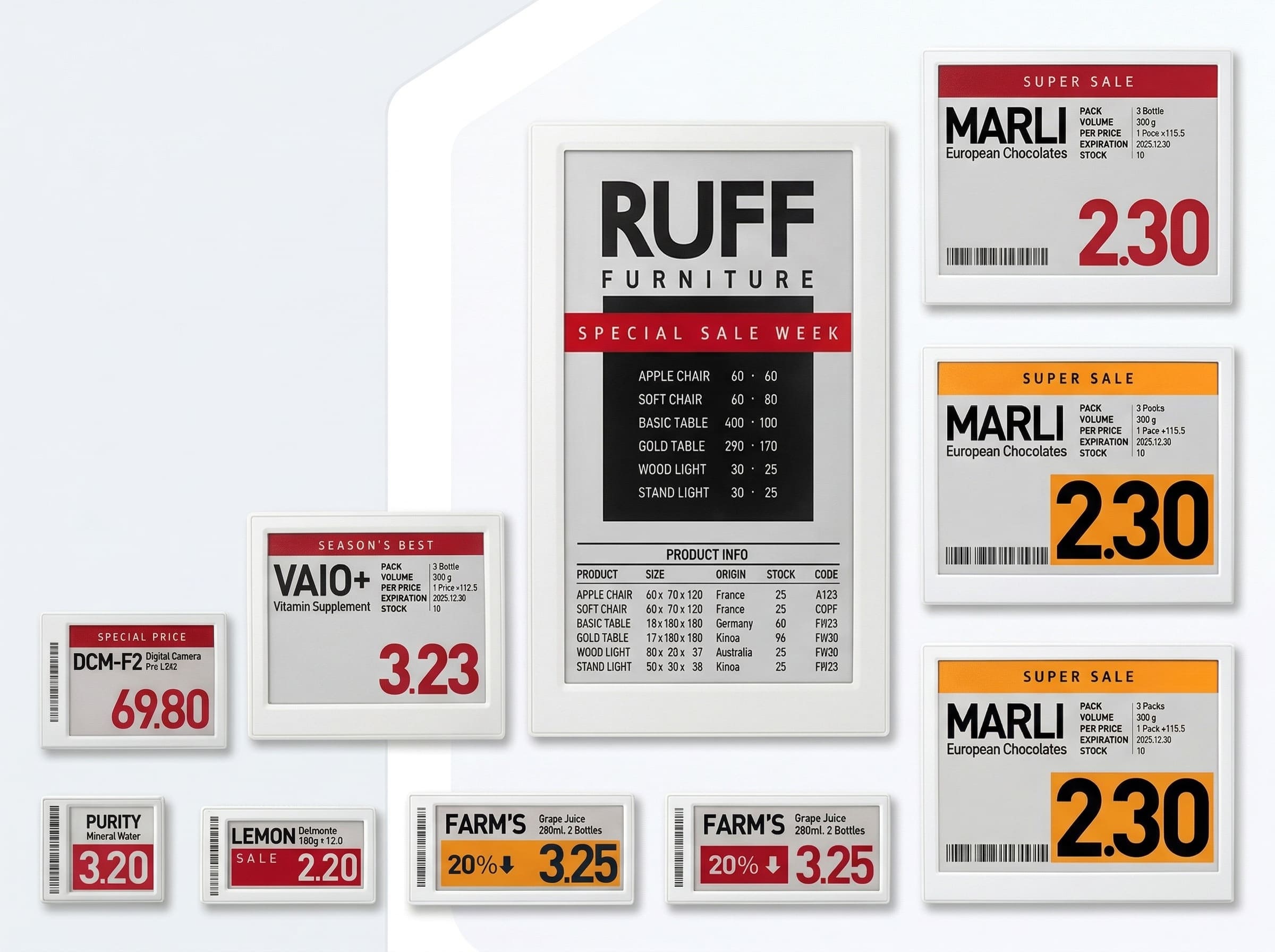 Электронные ценники ESL