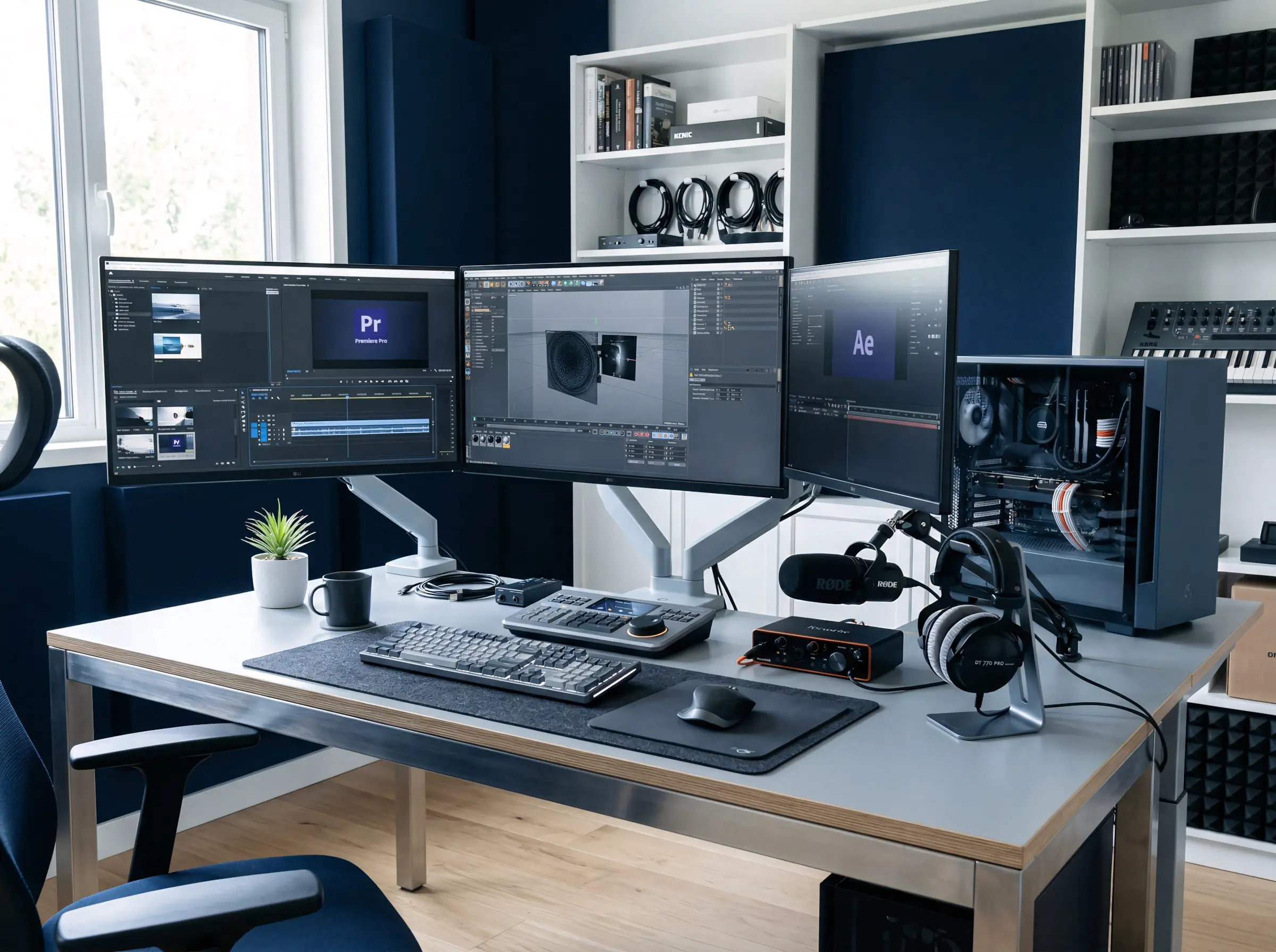 Рабочее место для рендеринга и медиапроизводствао