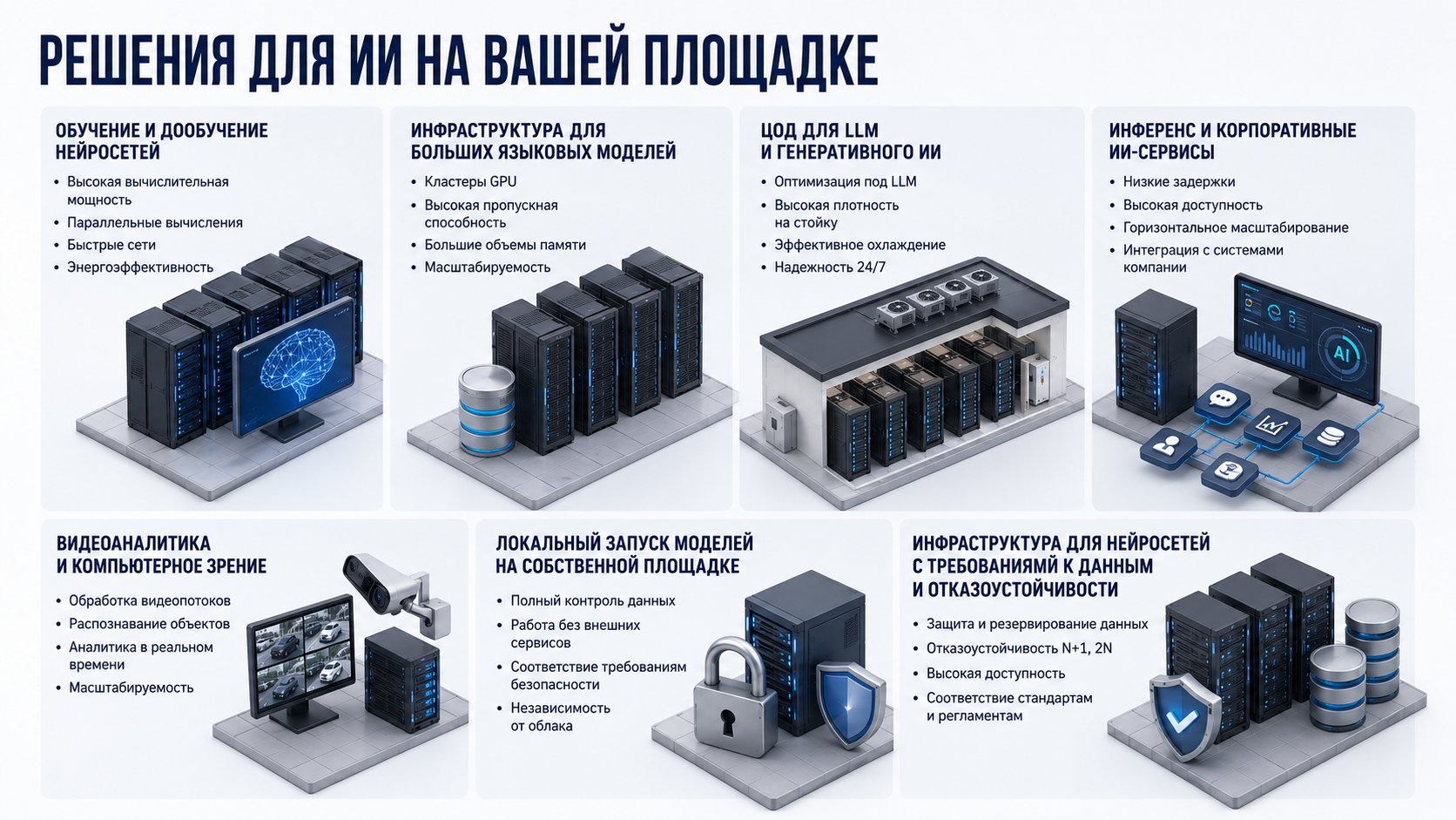 Решения для ИИ на ваше площадке