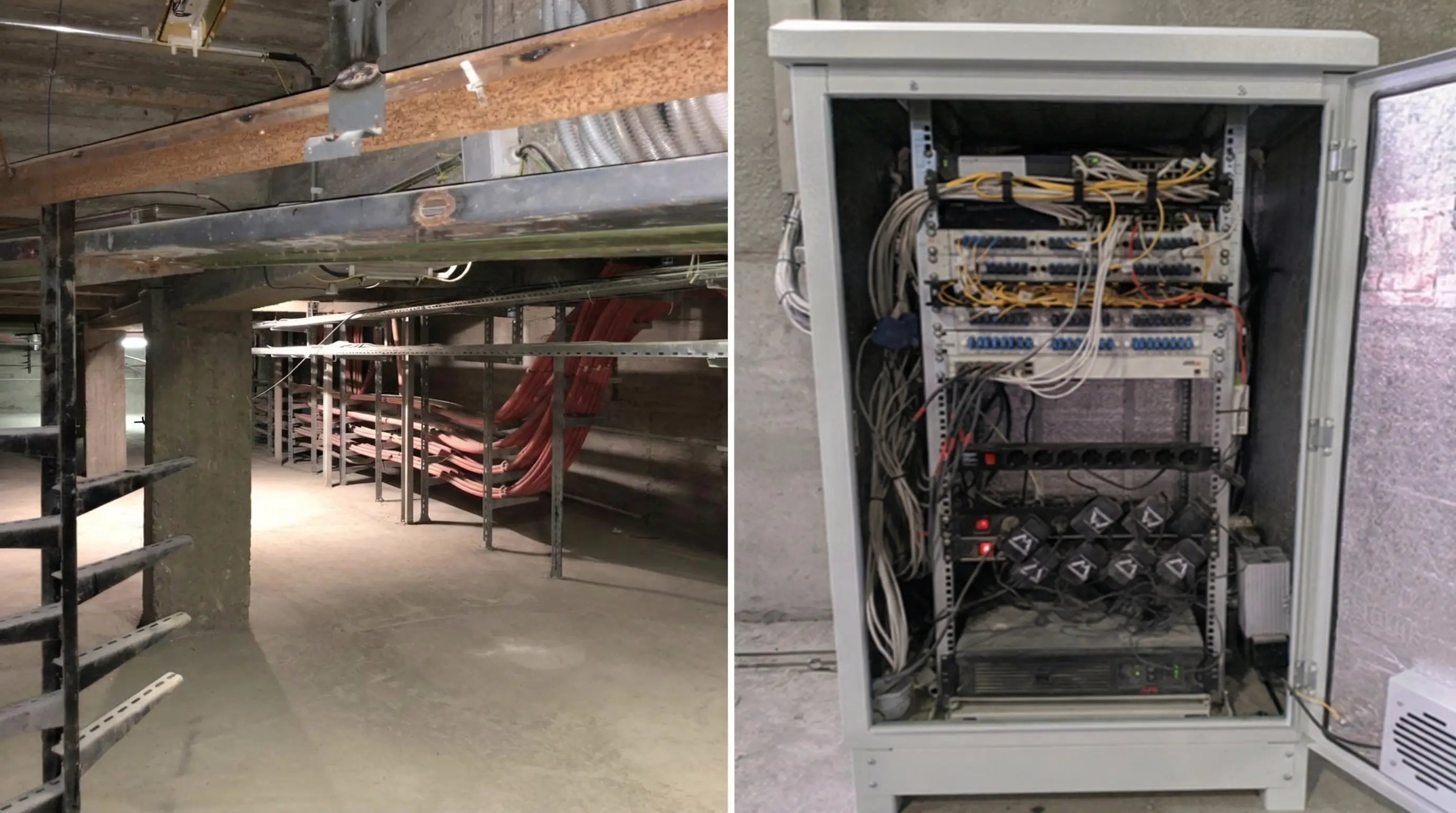 Решения проекта на Щуровском цементном заводе - прокладка кабеля, климатические напольные шкафы.