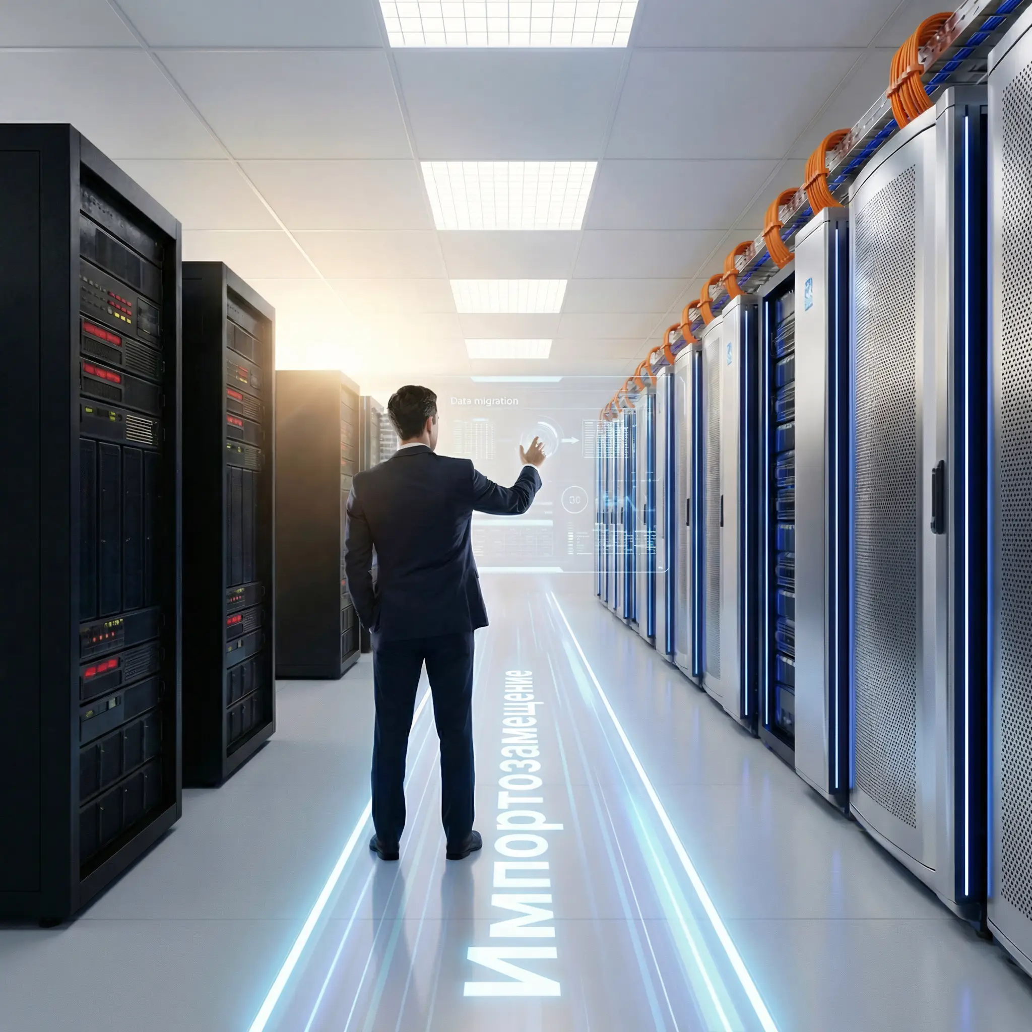 Импортозамещение серверов, СХД и сетевого оборудования. Импортозамещение ИТ-инфраструктуры: процесс безопасной миграции данных на отечественные серверы, системы хранения данных (СХД) и сетевое оборудование в современном центре обработки данных.