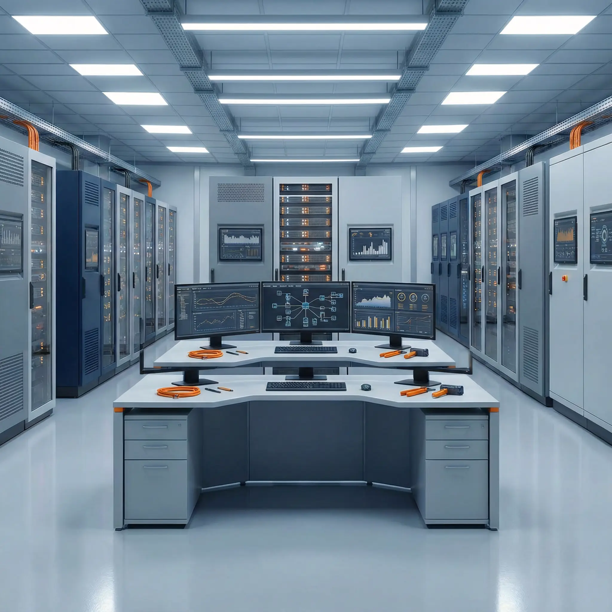 Рабочий стол системы мониторинга и управления инфраструктурой ЦОД