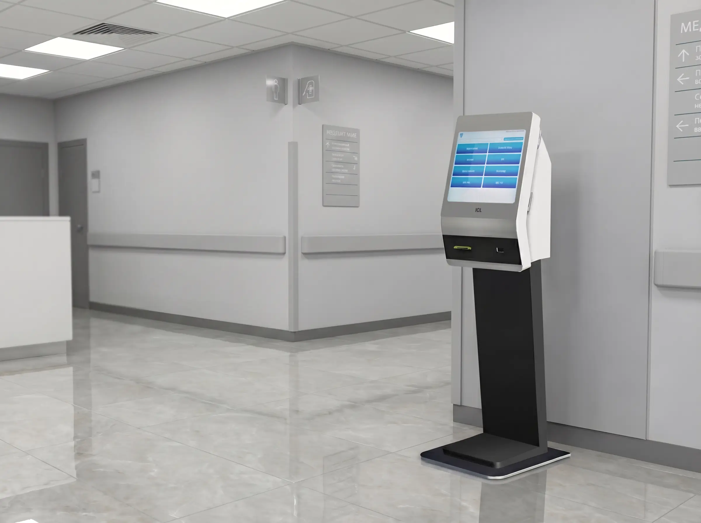 Система электронно-информационной очереди ICL в поликлинике